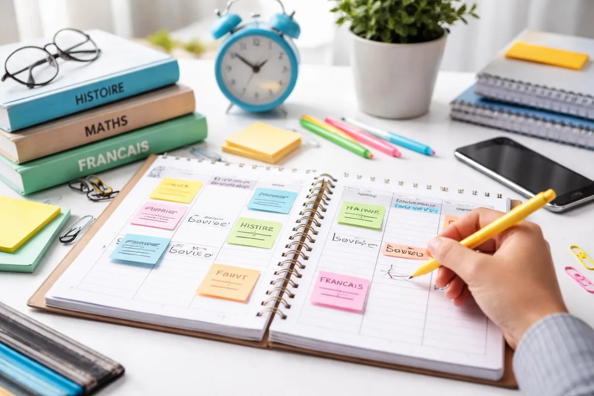 Quel planning de révisions mettre en place pour le Bac et le Brevet