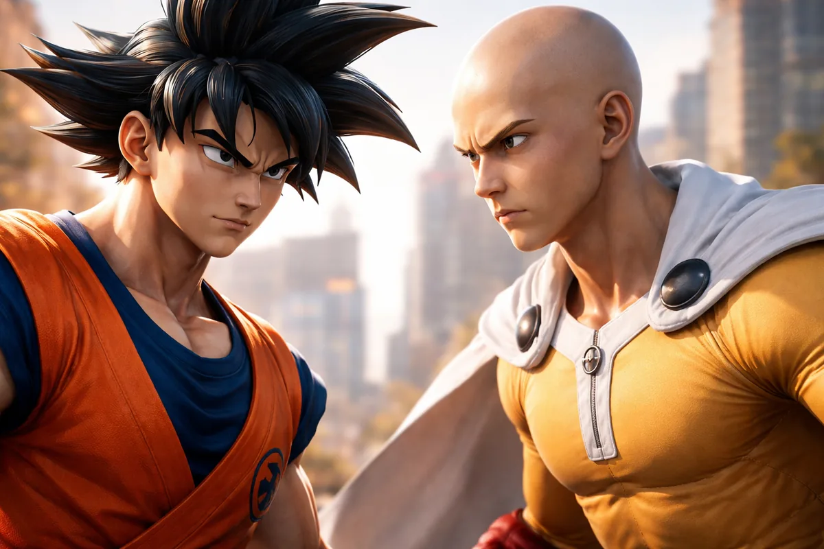 Comment Goku et Saitama se différencient en tant que héros d'anime ?