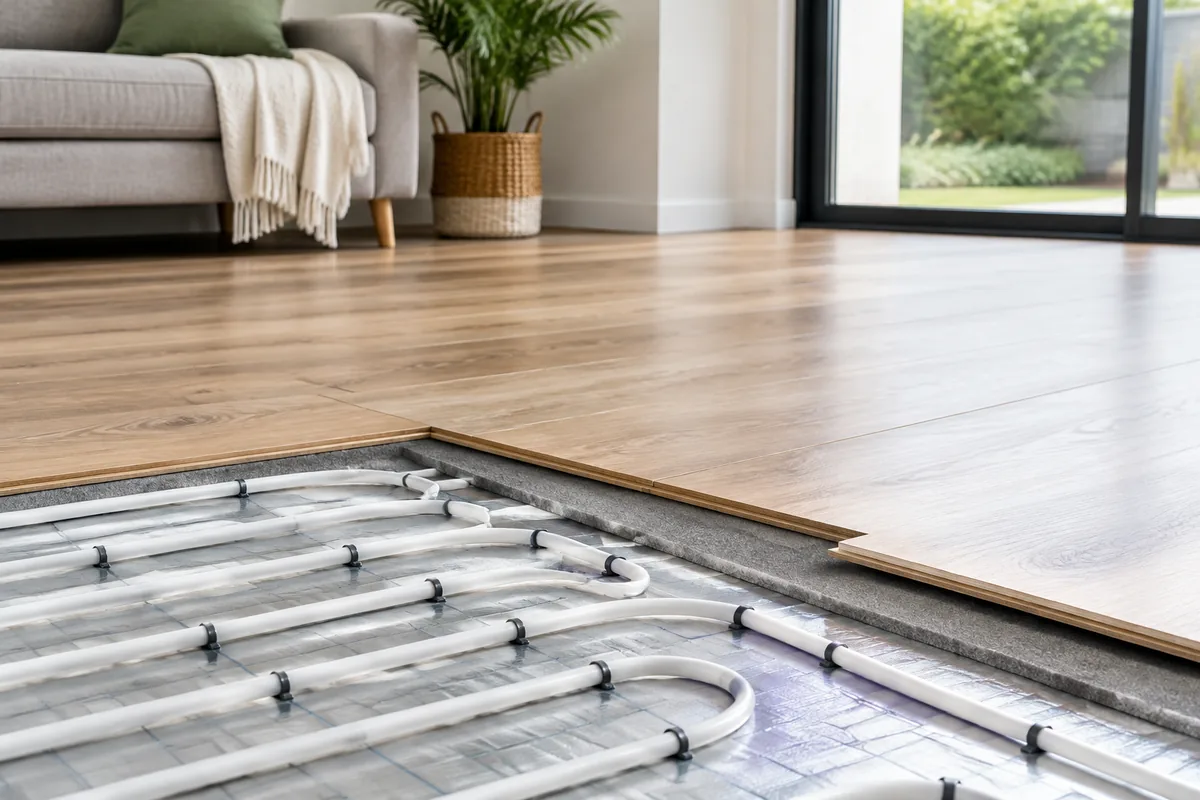 Peut-on poser un revêtement de sol sur un plancher chauffant ?
